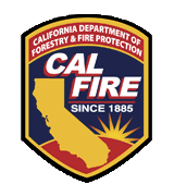 California Department of Forestry and Fire Protection logo with link to their website