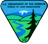United States Department of the Interior Bureau of Land Management logo with link to their website