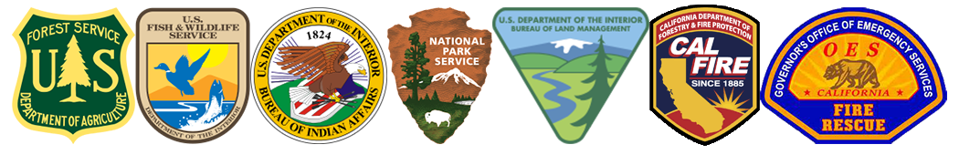 Logos for all of the Southern California Geographic Area Coordination Center participating Agencies.