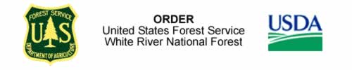 United States Forest Service White River National Forest Logo