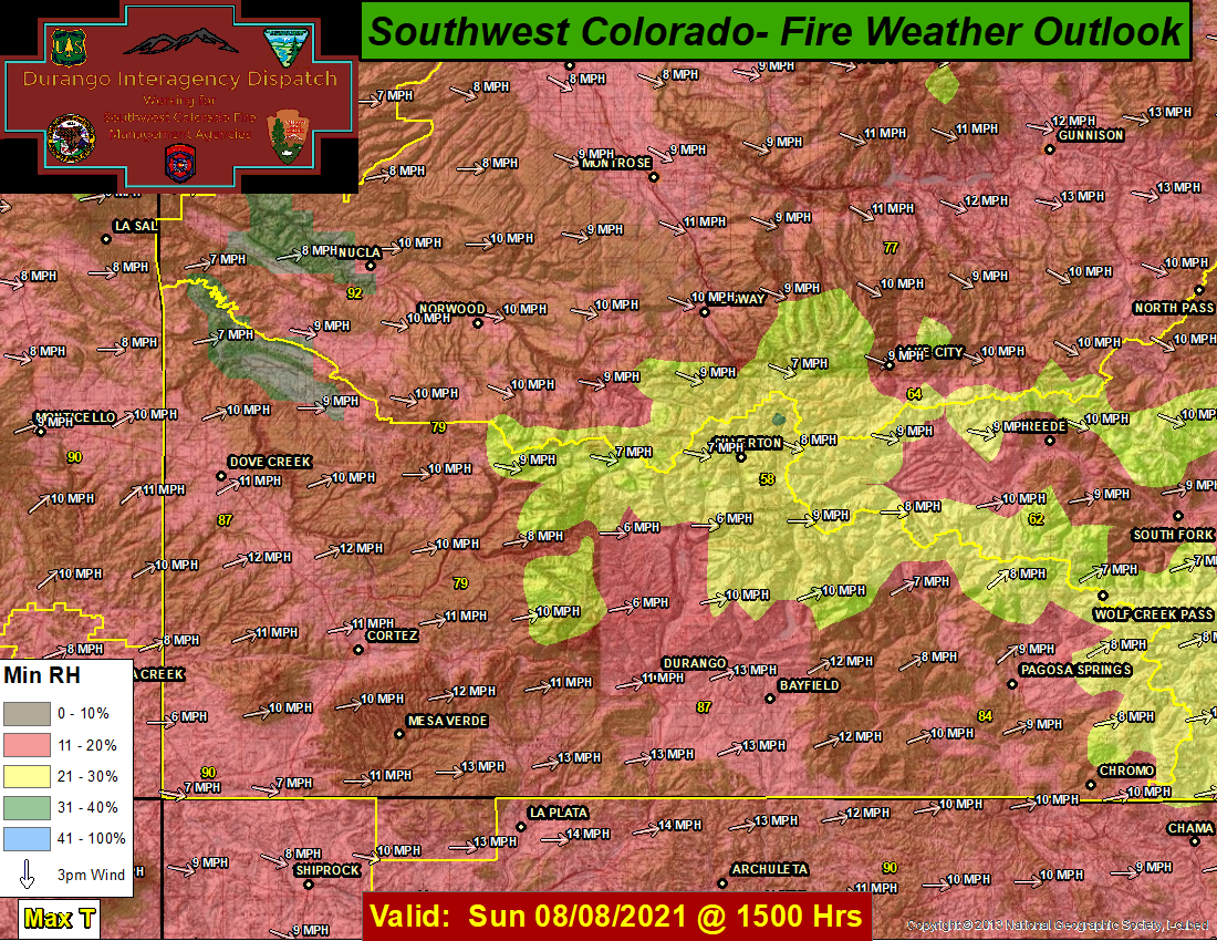 Day 1 Fire Weather Outlook