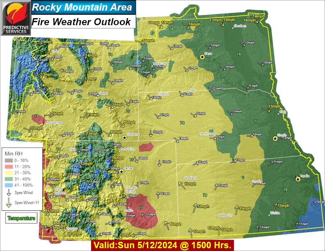 Day 6 Fire Weather Outlook