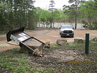 (image) Parking lot mud covered