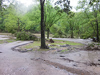 (image) Camp site covered with mud