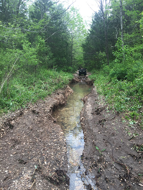 (image) trail washed out about 2 foot deep.