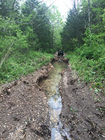 (image) trail washed out about 2 foot deep.