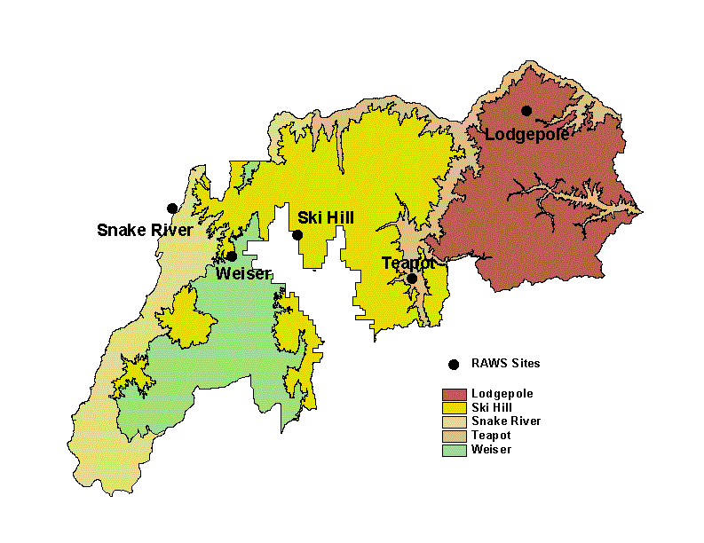Payette Fire Danger Zones