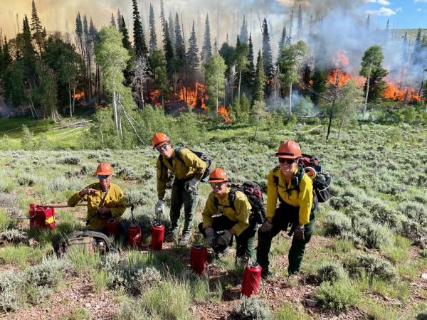 Teton Interagency Fire Module 2023 Monument Ridge RX 