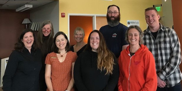 Photo of crew of dispatchers at TIDC in 2018