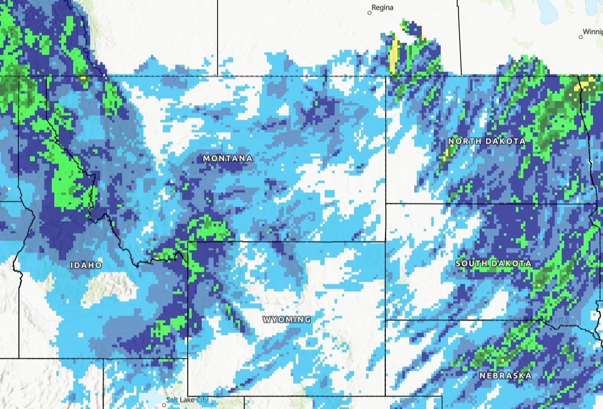 (Graphic) Map of Estimated 24 hour Rain