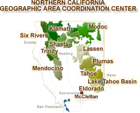 Image of all Forests in the Southern California Coordination Center.