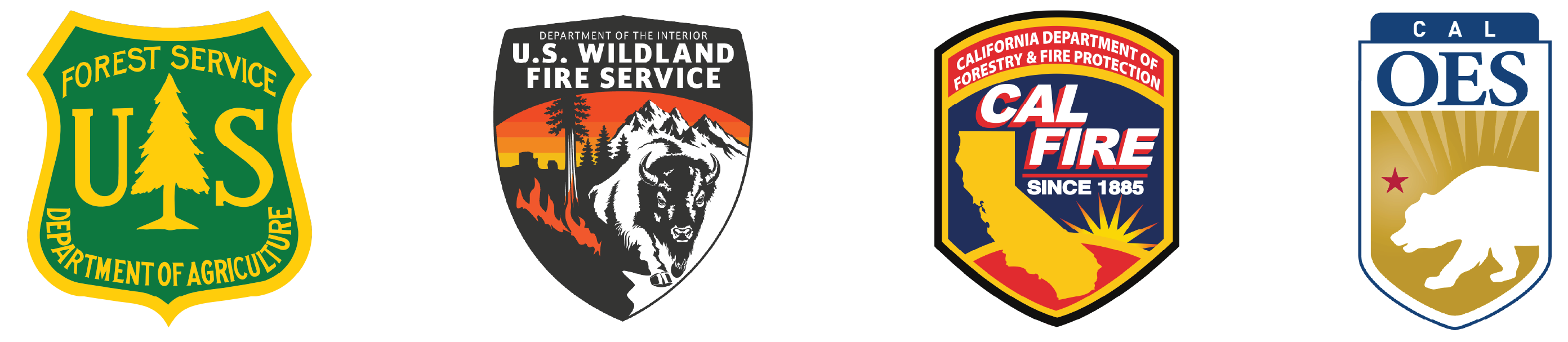 Logos for all of the Southern California Geographic Area Coordination Center participating Agencies.